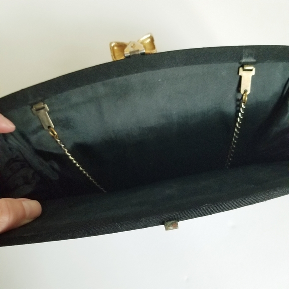 Vintage Bow Clutch Purse - Picture 4 of 7
